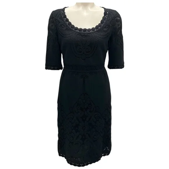 chinese dress ladies RED VALENTINO Size XS Black Not Listed Lace A-Line Dress  Sui Generis  Designer Consignment